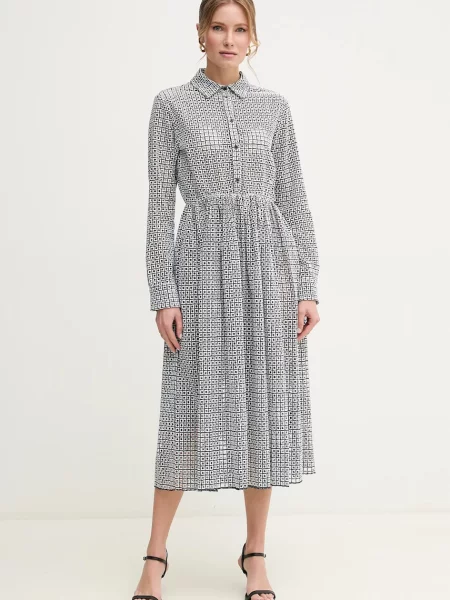 Liviana Conti rochie midi evazati negru