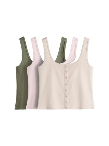 The Set Top verde / roz alb