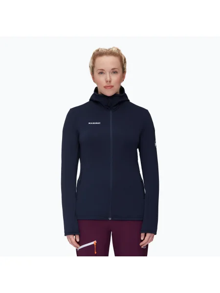 Mammut bluză de trekking pentru femei Aconcagua Light ML cu glugă cu glugă marin albastru