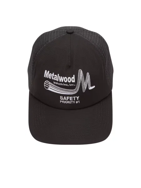 Czapka z daszkiem Metalwood Studio czarna