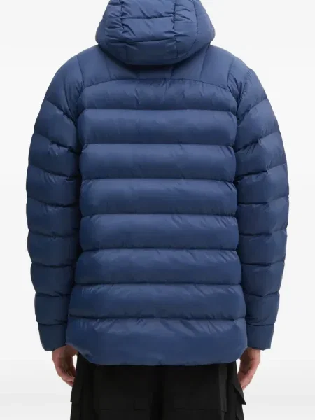Geacă Fjallraven cu glugă albastru