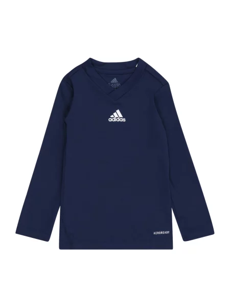 ADIDAS PERFORMANCE Tricou funcțional Team Base albastru închis alb