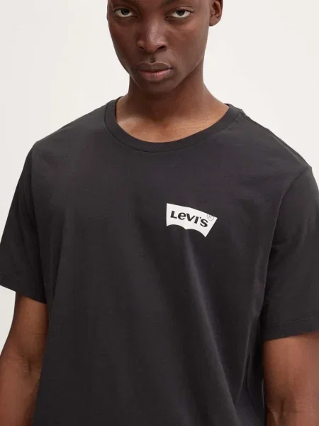 Levi's tričko GRAPHIC CREWNECK černé