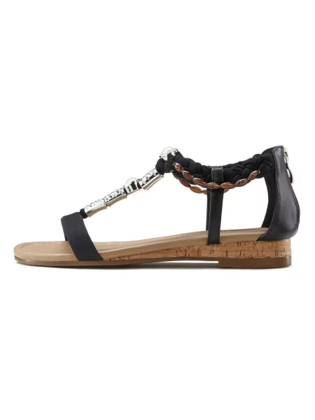 LASCANA Sandale cu baretă negru