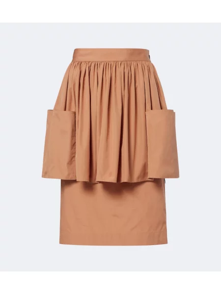 Fustă midi Chloé maro