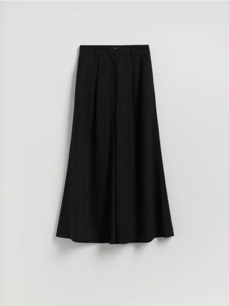 Reserved Широкі штани чорний