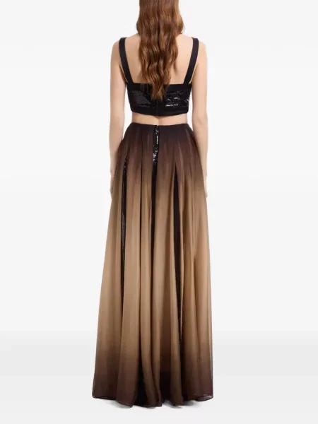 Fusta maxi Elie Saab cu paiete cu gradient