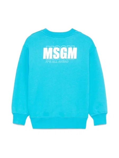 Bluza dziecięca Msgm niebieska