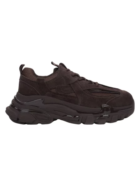 Sneakersy Estro na platformie brązowe
