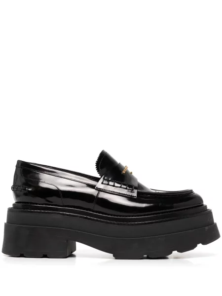 Pantofi loafer Alexander Wang din piele chunky negru