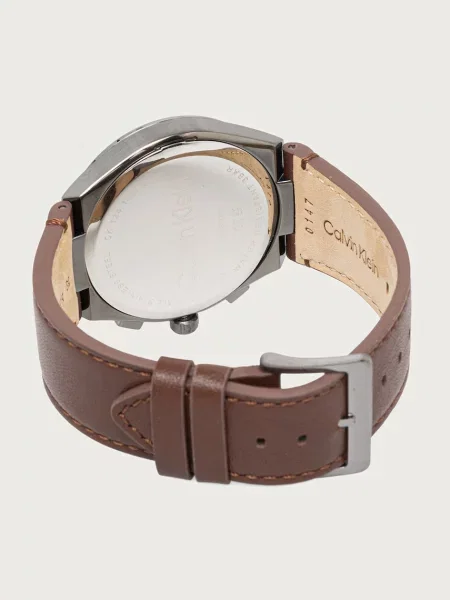 Calvin Klein zegarek Distinguish Skeleton szary