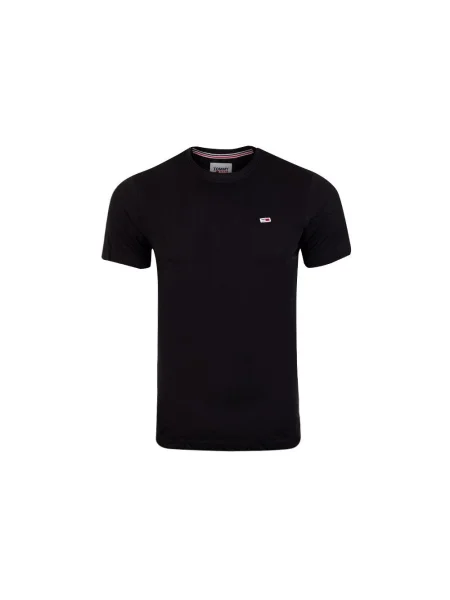 Tommy Jeans T-Shirt Tjm Classic Regular Fit μαύρο