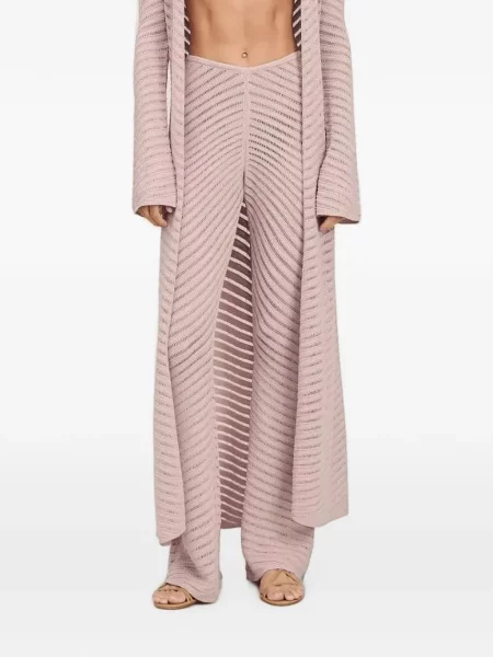 Pantaloni Devon Windsor evazate roz