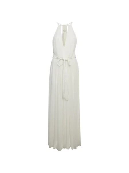 Rochie maxi Alice + Olivia fără mâneci alb