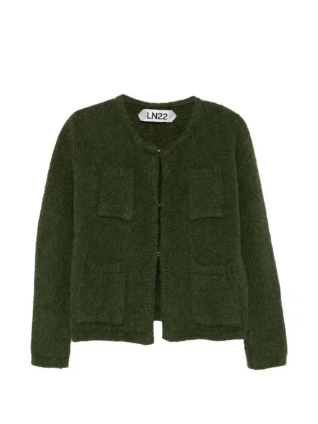 Cardigan Ln22 tricotate verde
