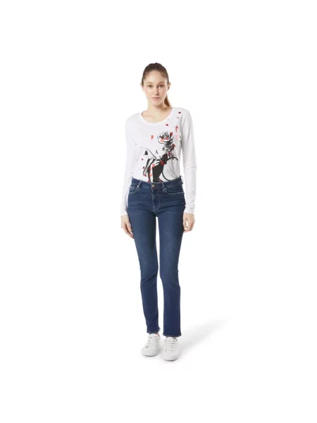 Skinny jeansy skinny Gas niebieskie