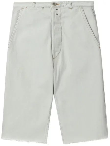 Pantaloni scurți din denim Maison Margiela gri