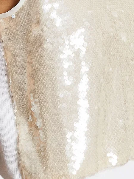 Top Peserico cu paiete