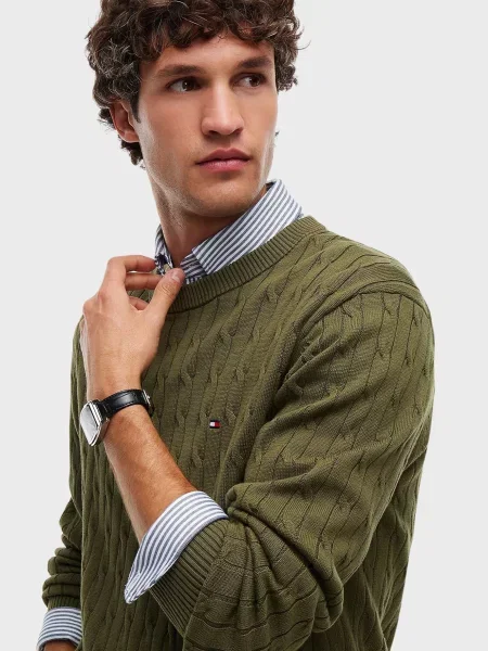 Класичний светр Tommy Hilfiger зелений