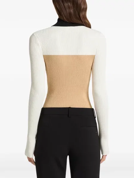 Pulover Courreges cu autograf alb