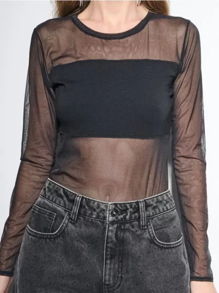 Боді чорний