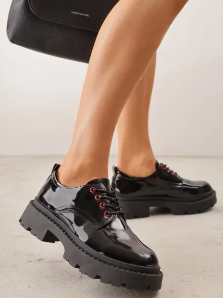 Pantofi casual Anatala cu roșu negru