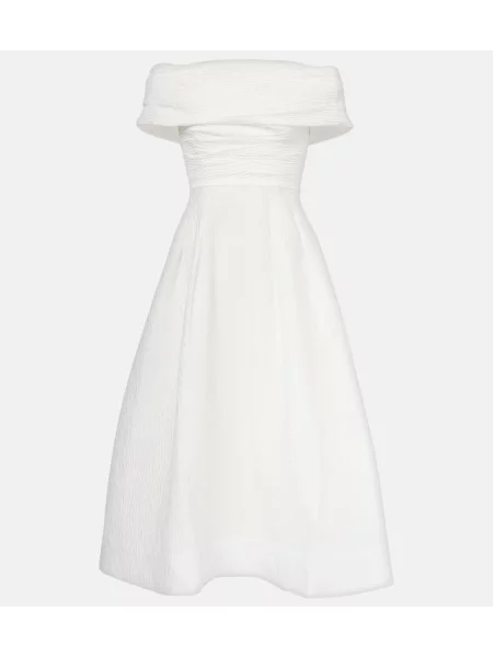 Sukienka midi Rebecca Vallance do kolan garniturowa biała