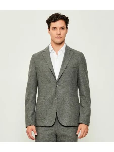 BOSS sacou din lână gri