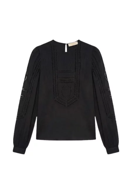 Bluză Ulla Johnson cu broderie negru
