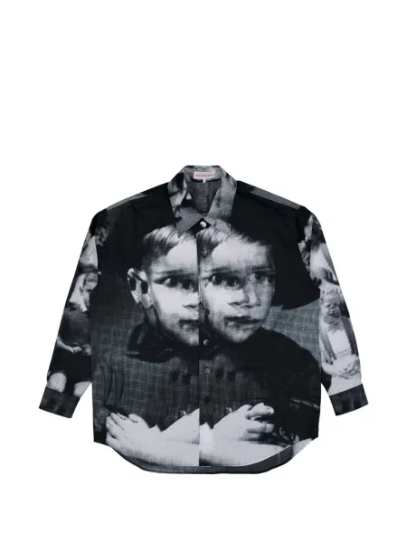 Cămașă Walter Van Beirendonck cu imagine negru