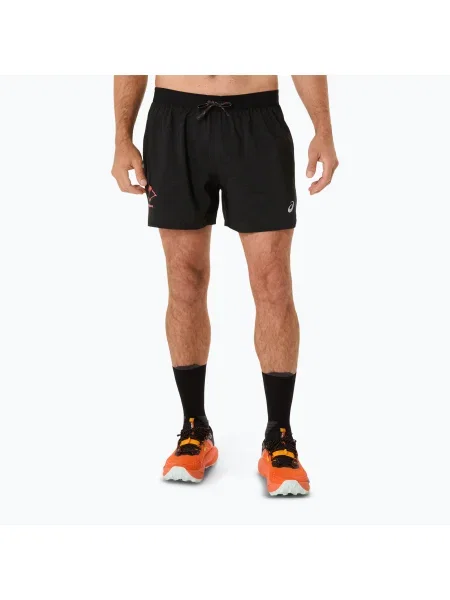 Melegítőnadrág Asics nyomtatás fekete