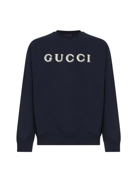 Bluza Gucci z dżerseju niebieska