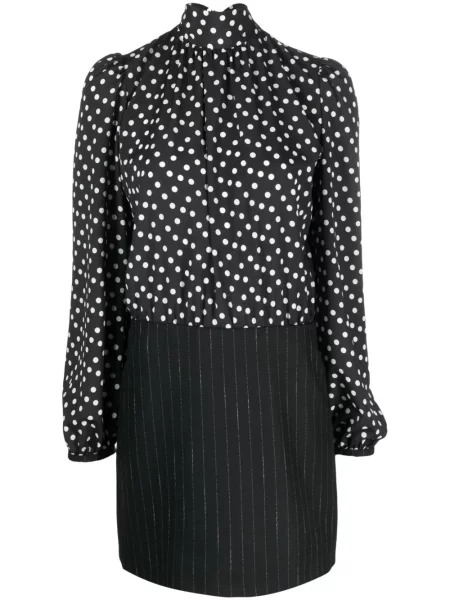 Rochie mini Msgm cu buline de costum negru