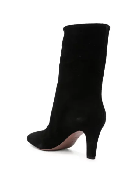 Botine Paris Texas din piele de căprioară negru