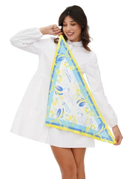 MyScarf Basic Хустка Шовк жовтий
