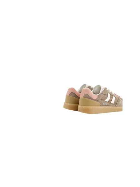Sneakersy Coolway skórzane brązowe