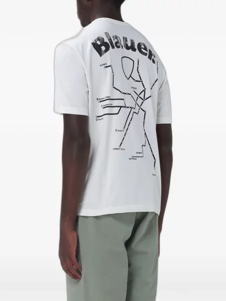 Tricou Blauer cu imagine alb