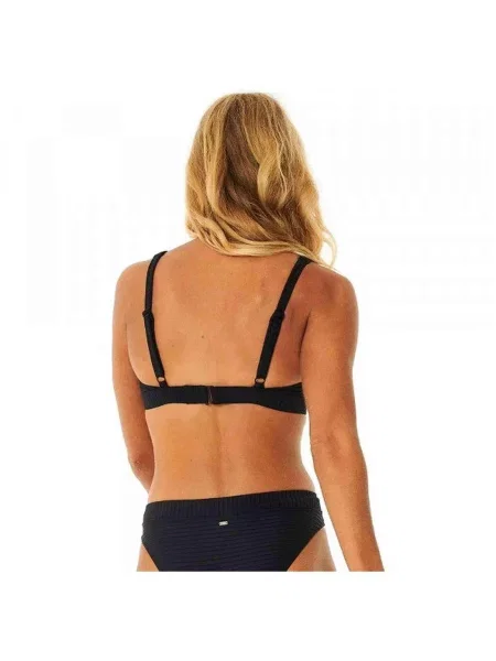 Góra od stroju kąpielowego Rip Curl Premium Surf D-Dd Deep V czarny