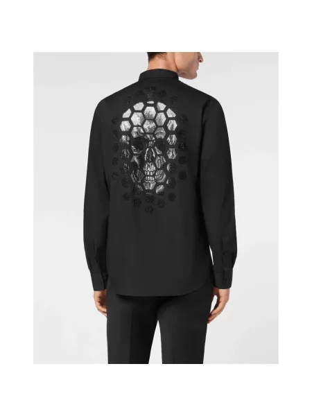 Długa koszula Philipp Plein czarna
