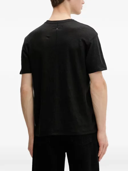 Tricou Rag & Bone cu decolteu rotund negru