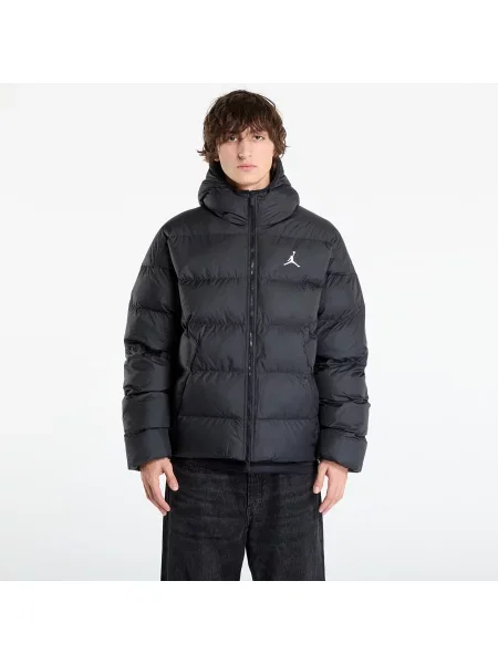 Jacheta Jordan Brooklyn Puffer Jacket Black/ White S alb