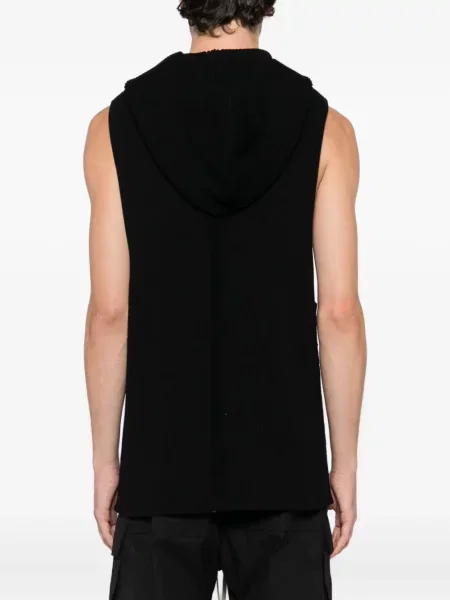 Majica s kapuljačom Rick Owens s kapuljačom crna