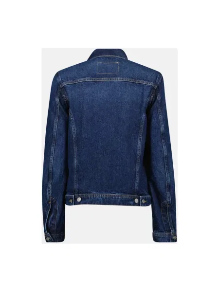 Diesel kurtka jeansowa DE-BONNY granatowy przejściowa niebieska