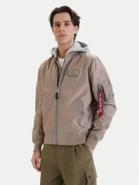 Alpha Industries Куртка бомбер бежевий