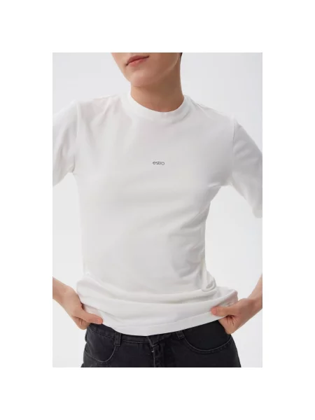 Футболка з лого Estro біла