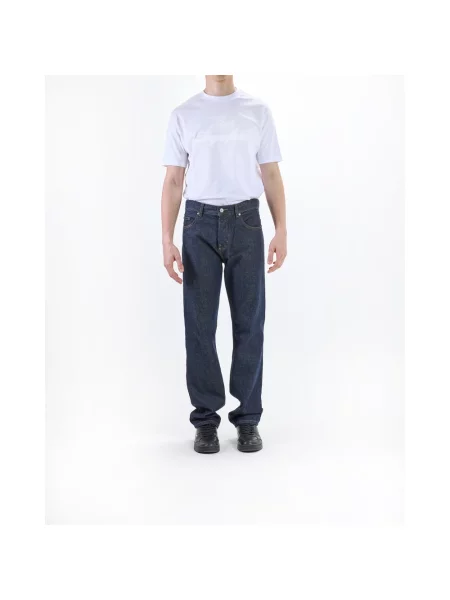 Jeansy straight leg Karl Lagerfeld niebieskie