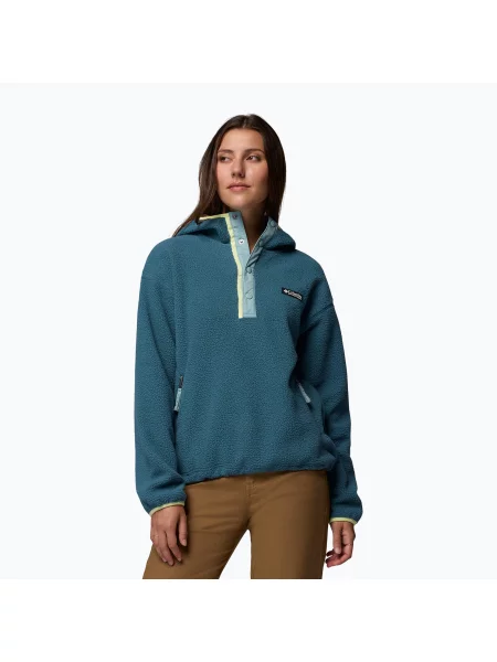 Bluză fleece pentru femei Columbia Helvetia II Hoodie everblue