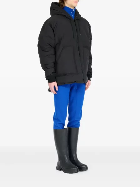 Geacă Maison Margiela cu glugă negru