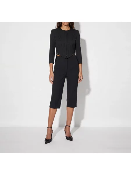 Spodnie Elisabetta Franchi czarne