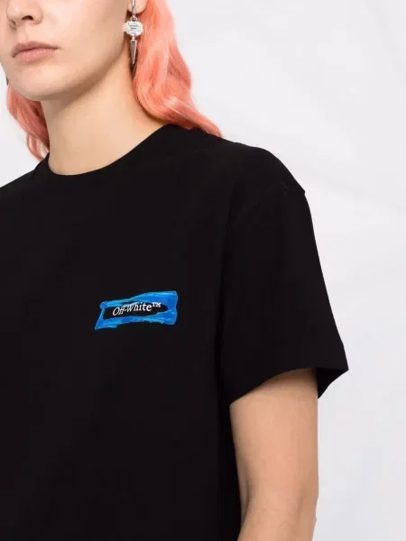 Tricou Off-white cu imagine alb